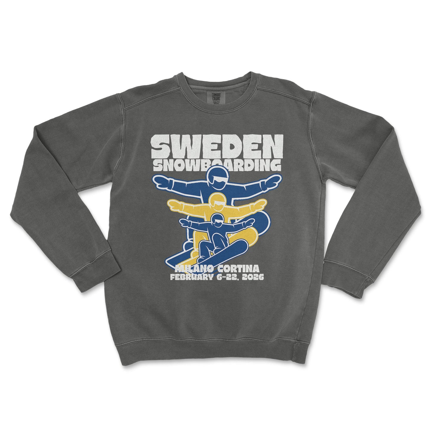 Sweden Snowboarding Crewneck - Old Time Sports
