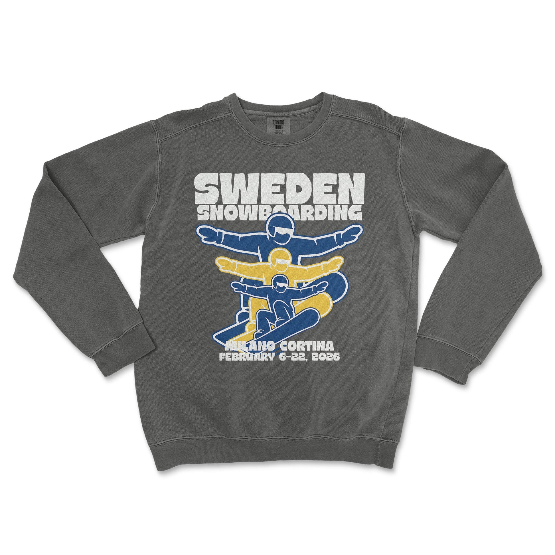 Sweden Snowboarding Crewneck - Old Time Sports