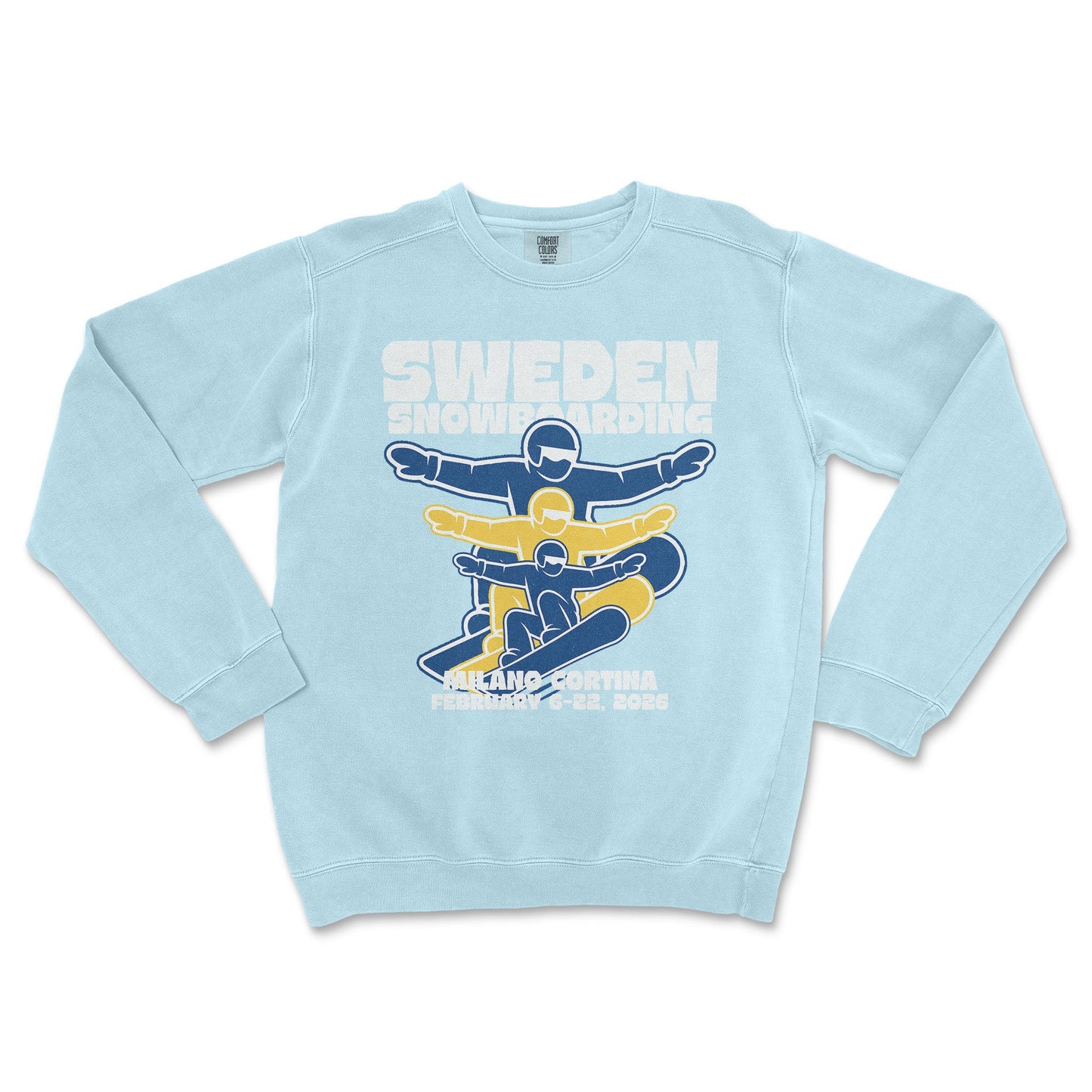 Sweden Snowboarding Crewneck - Old Time Sports