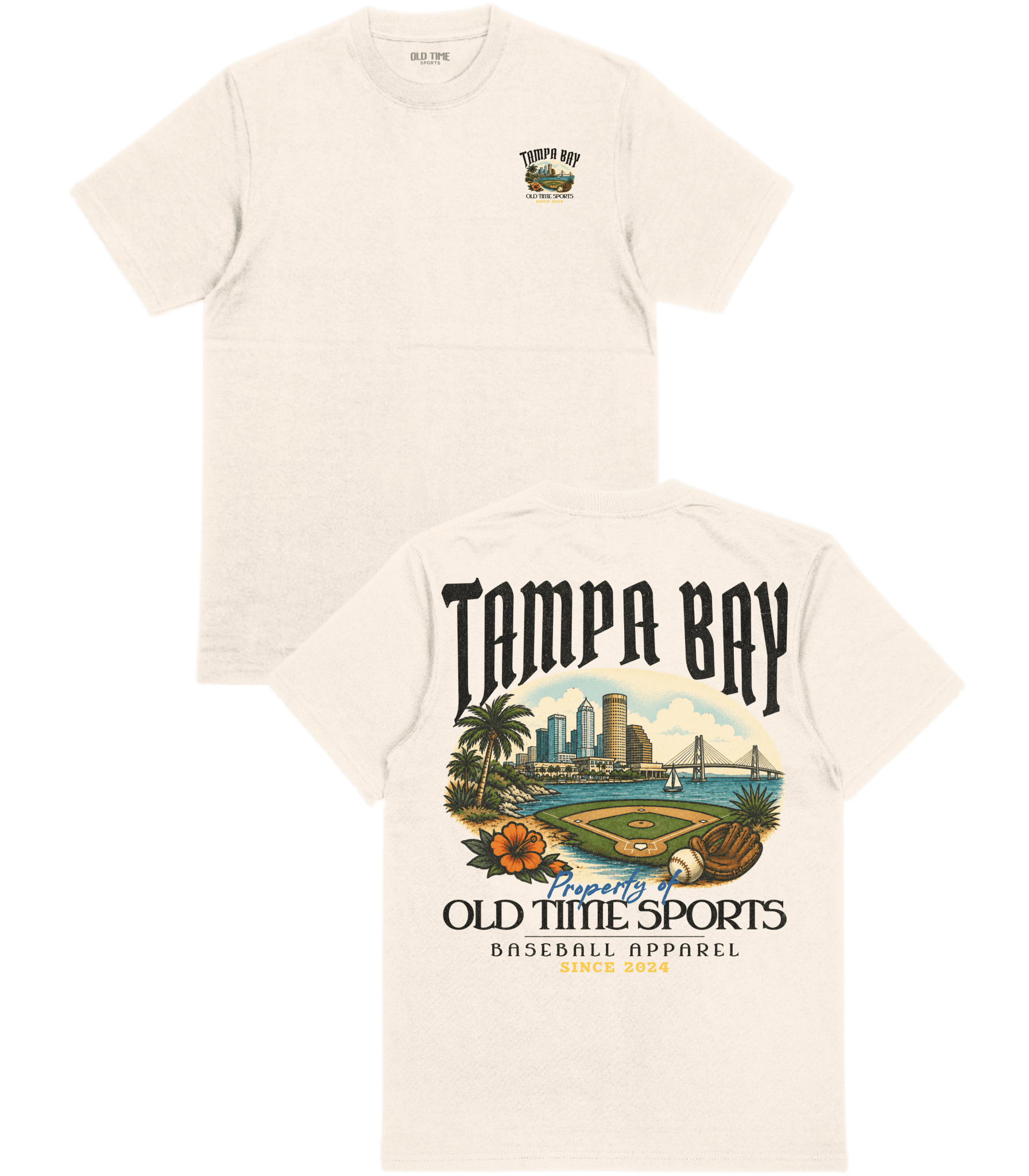 Tampa Bay Baseball T-Shirt - Old Time Sports