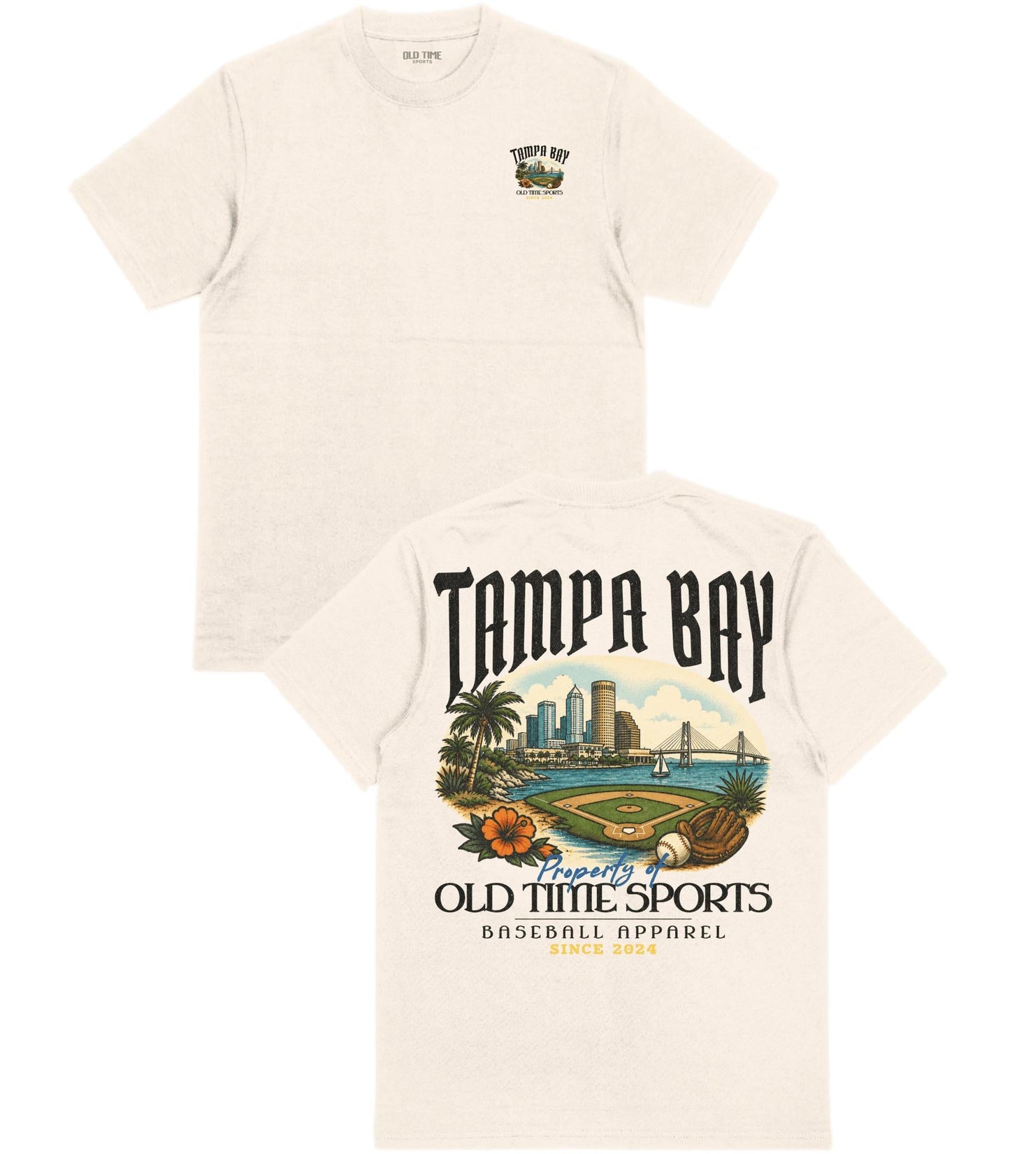 Tampa Bay Baseball T-Shirt - Old Time Sports