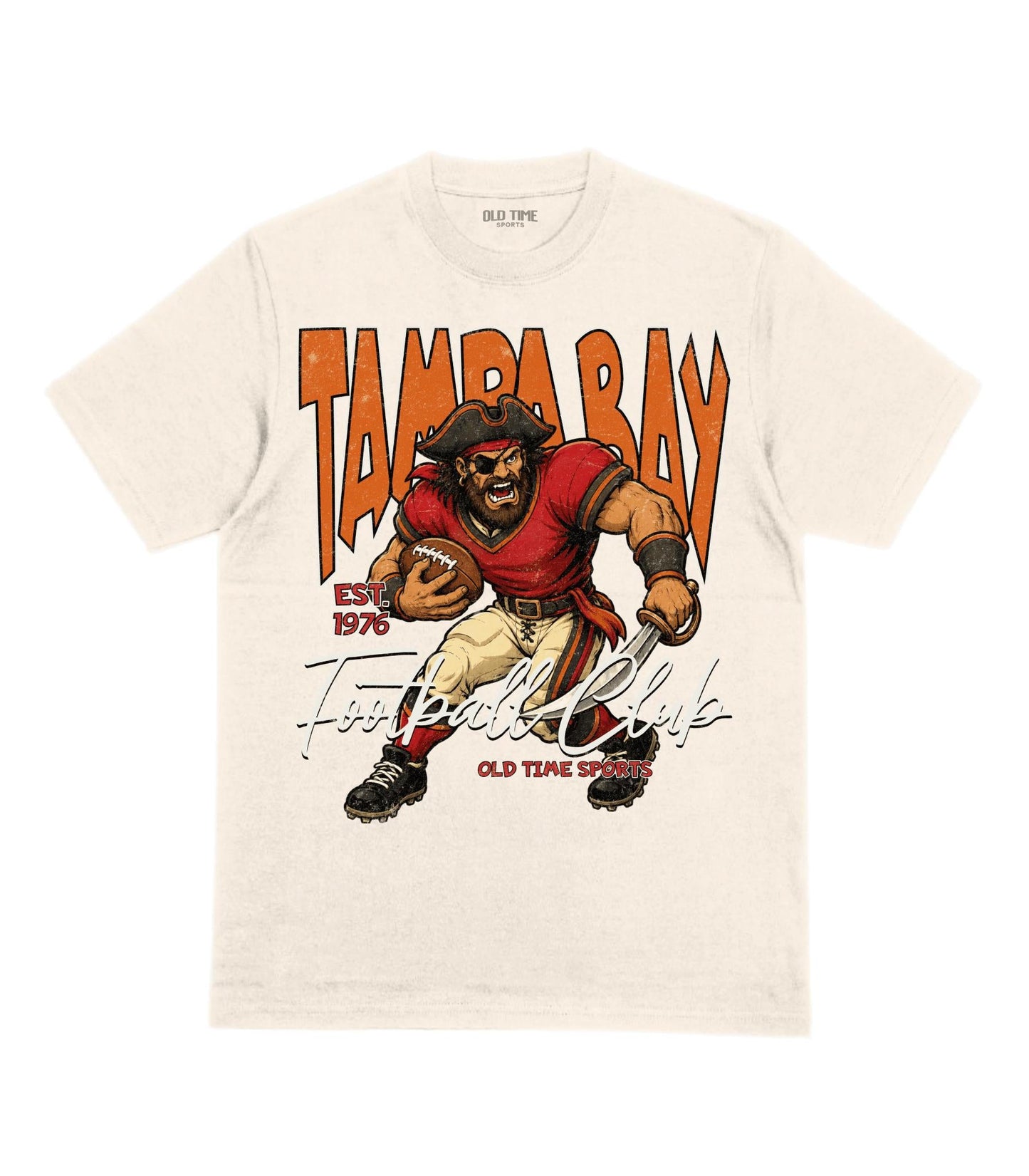 Tampa Bay Football 1976 v2 T-Shirt - Old Time Sports