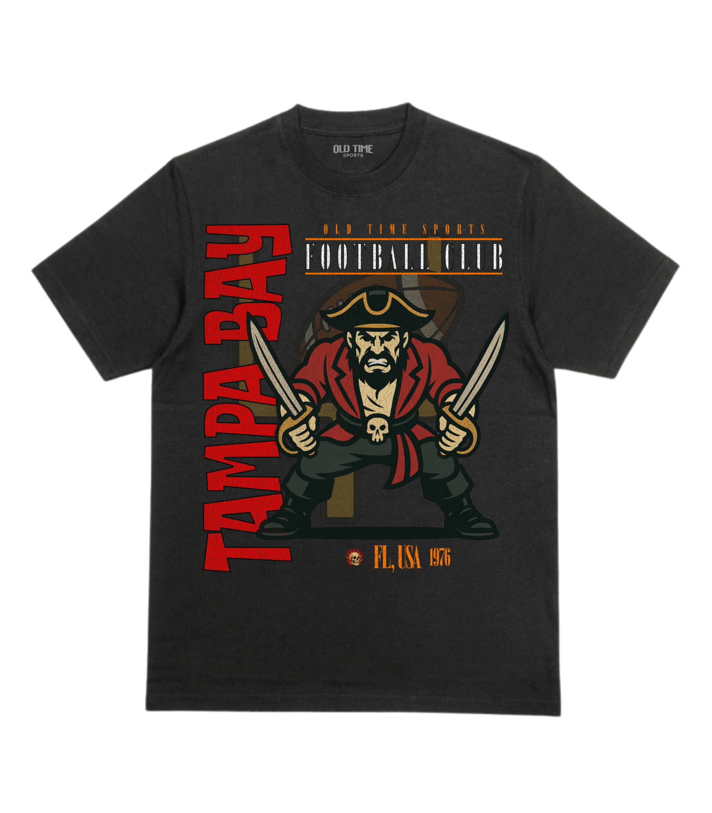 Tampa Bay Football v2 T-Shirt - Old Time Sports