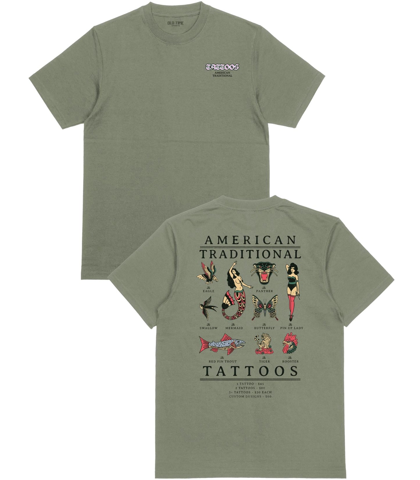 Tattoos T-Shirt - Old Time Sports