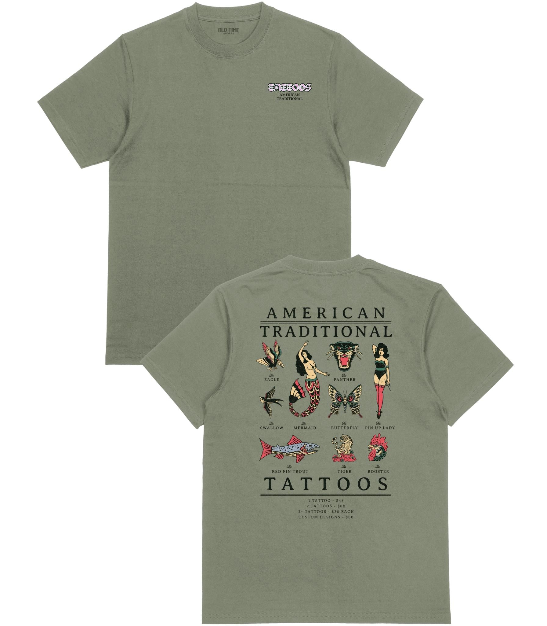 Tattoos T-Shirt - Old Time Sports