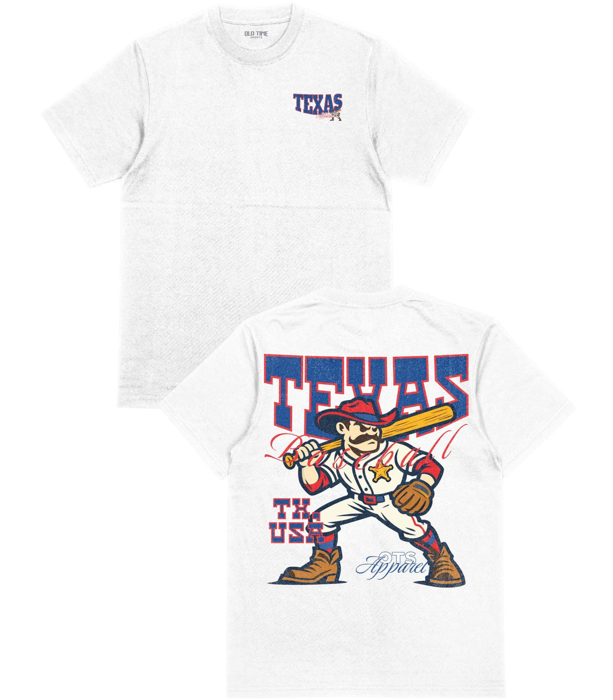Texas Baseball Appl. T-Shirt - Old Time Sports