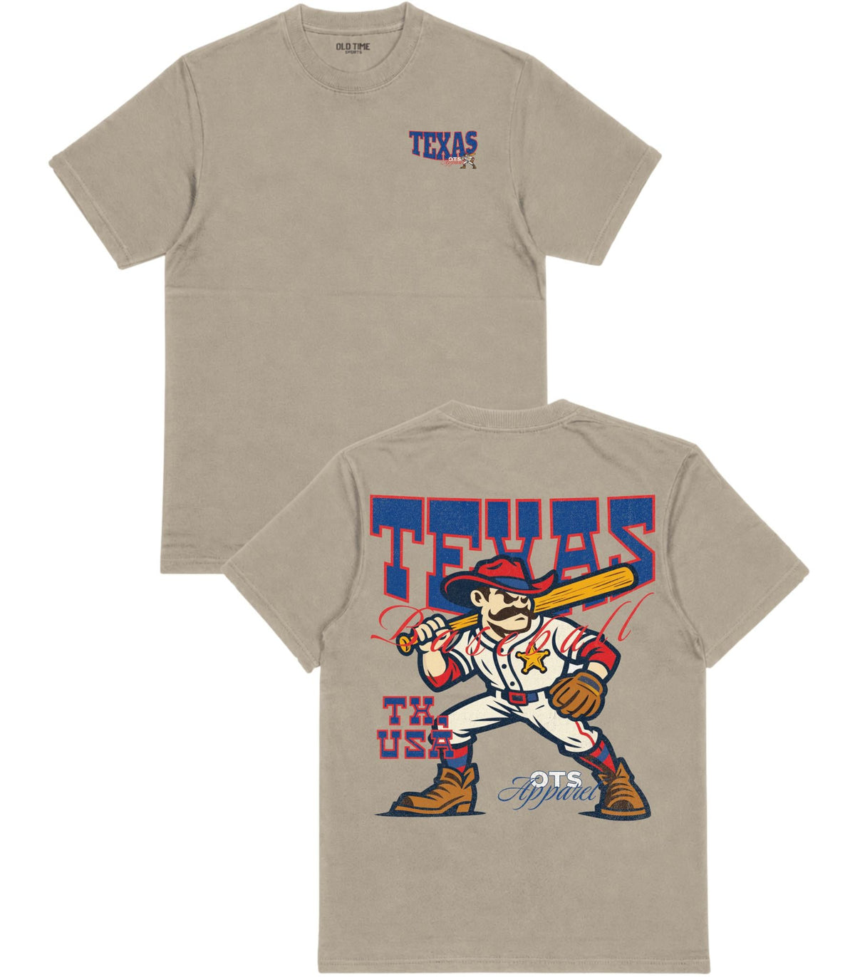 Texas Baseball Appl. T-Shirt - Old Time Sports