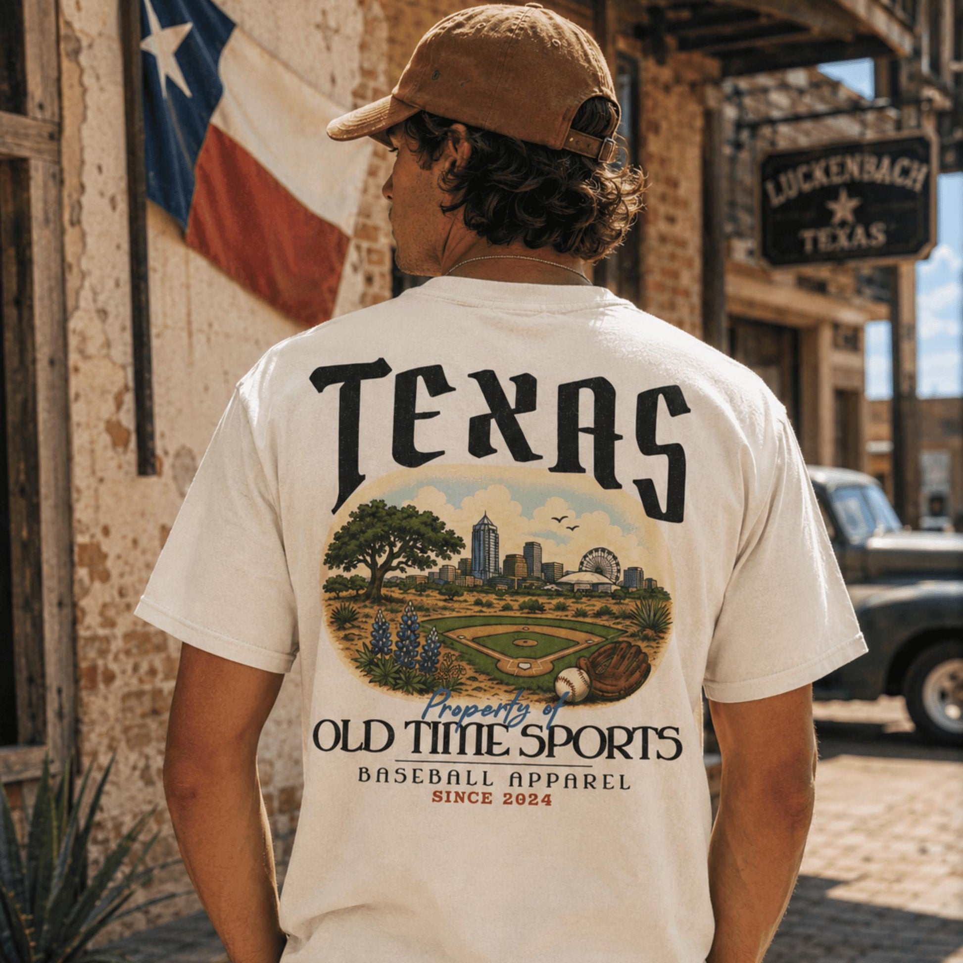 Texas Baseball T-Shirt - Old Time Sports