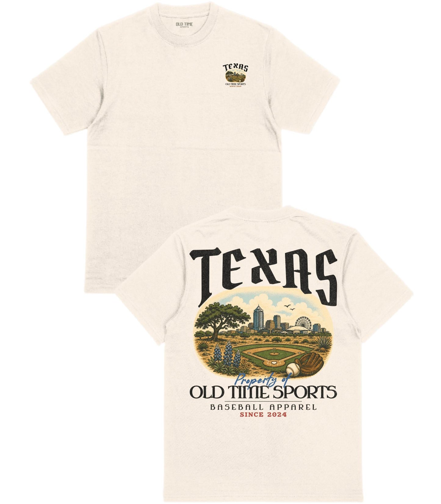 Texas Baseball T-Shirt - Old Time Sports