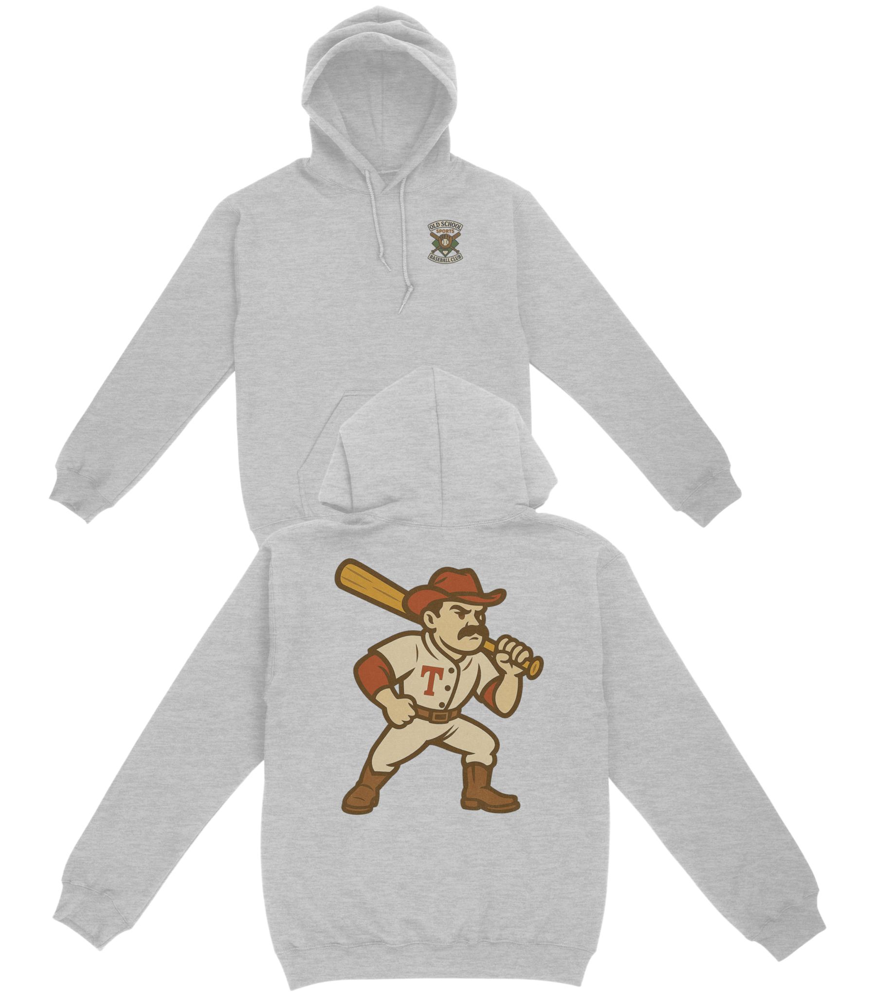 Texas Baseball v3 Basic Hoodie - Old Time Sports