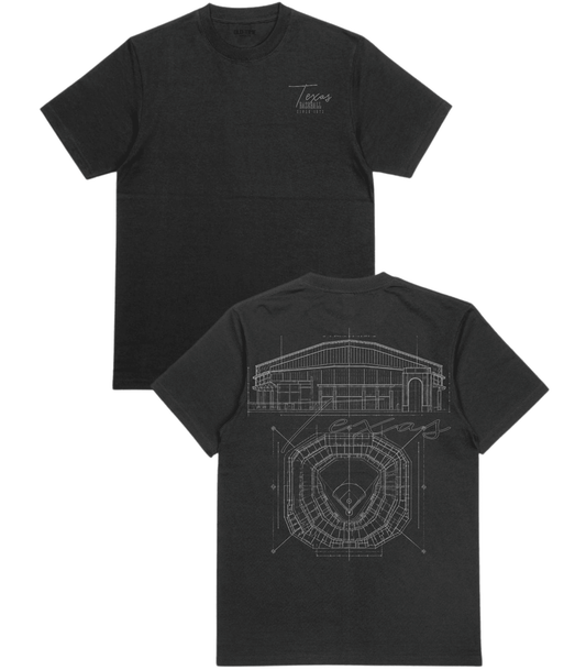 Texas Blueprints T-Shirt - Old Time Sports
