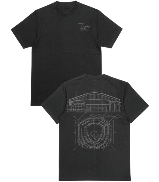 Texas Blueprints T-Shirt - Old Time Sports