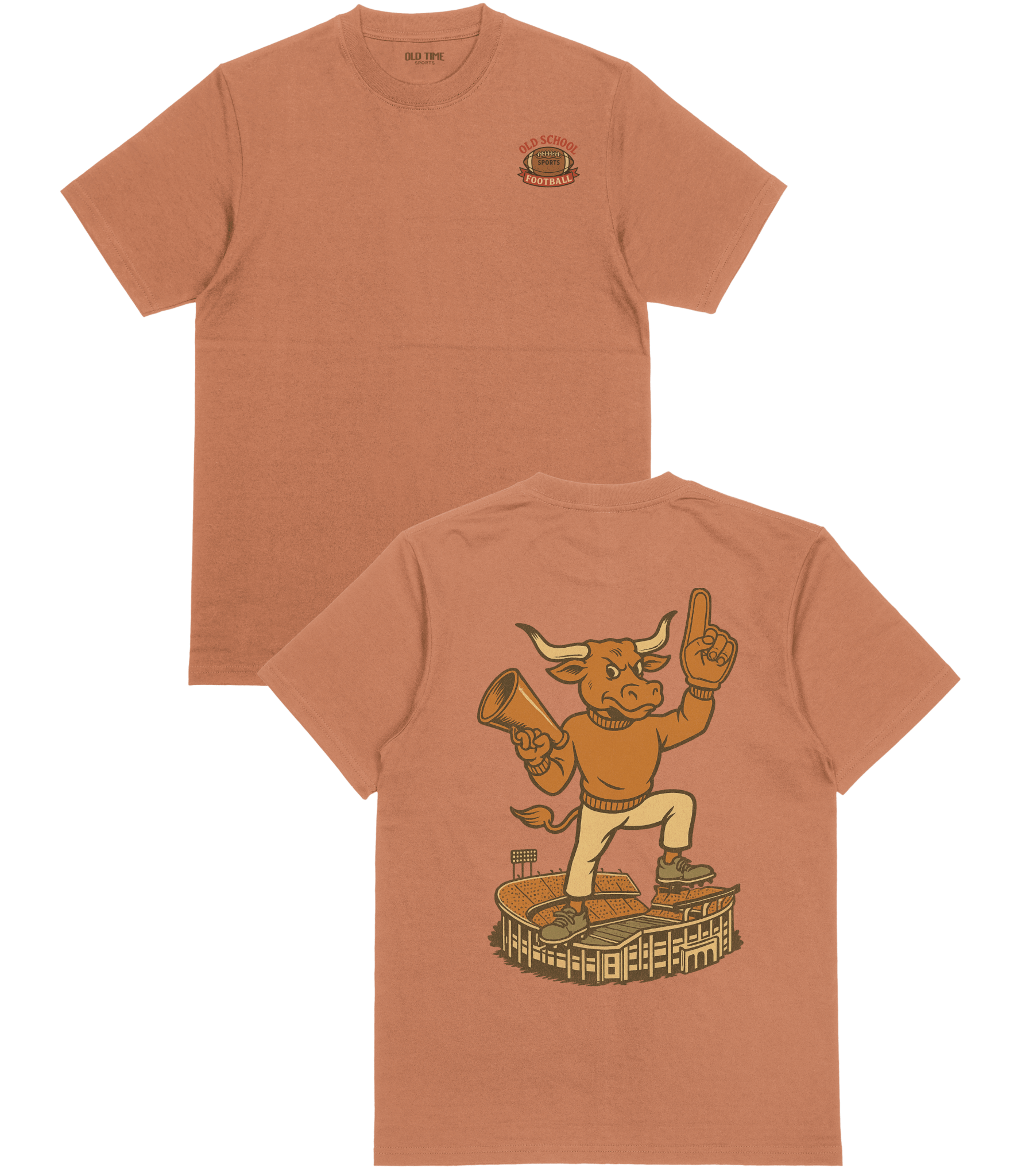 Texas Football v3 T-Shirt - Old Time Sports