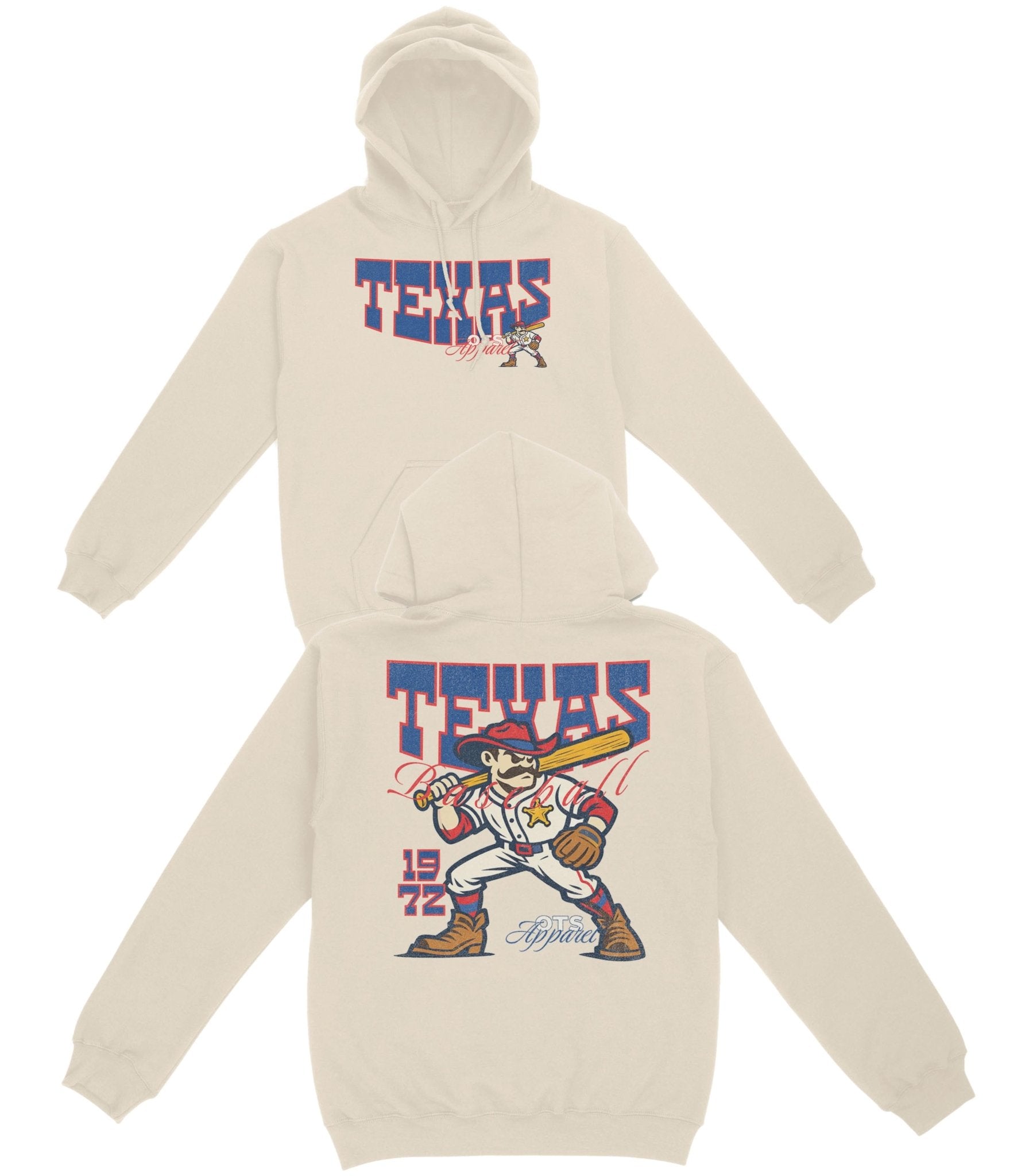 Texas Since 1972 Basic Hoodie - Old Time Sports