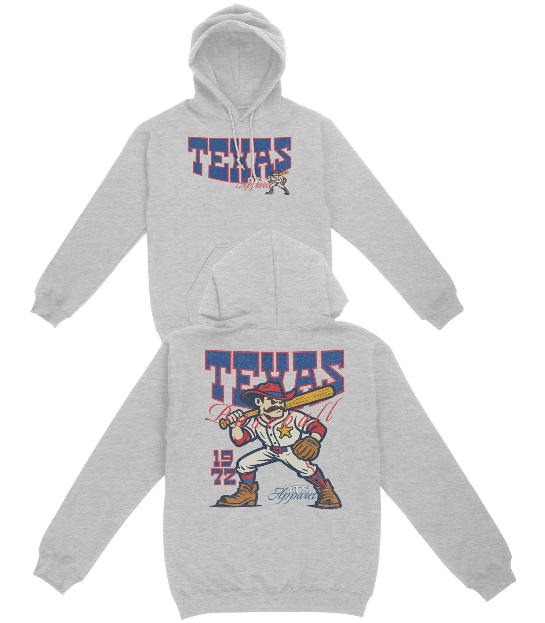 Texas Since 1972 Basic Hoodie - Old Time Sports