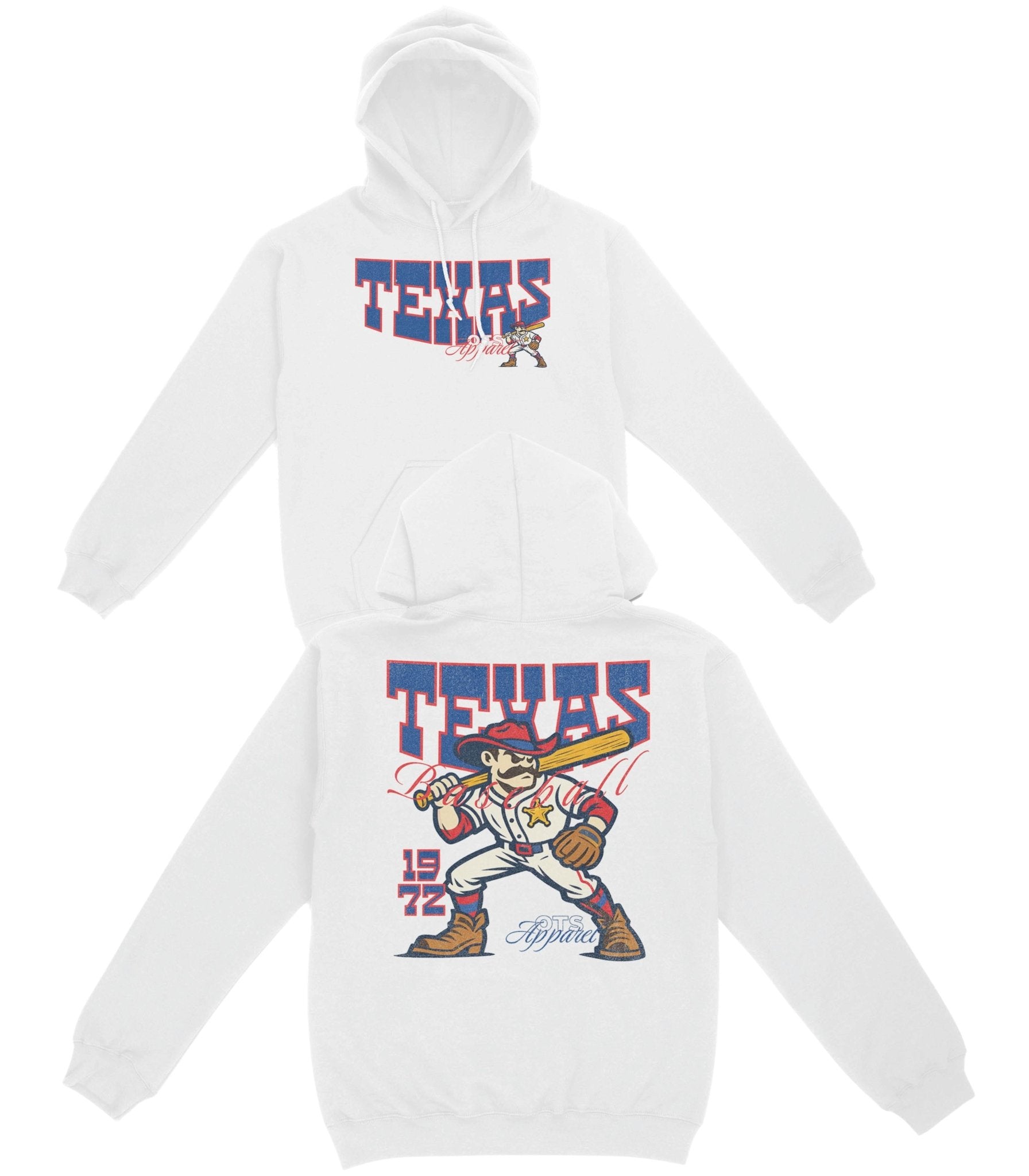 Texas Since 1972 Basic Hoodie - Old Time Sports
