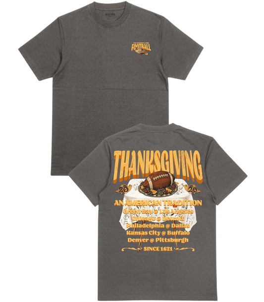 Thankful for Football T-Shirt - Old Time Sports