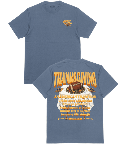 Thankful for Football T-Shirt - Old Time Sports