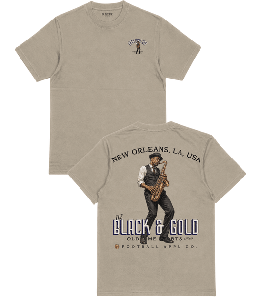The Black & Gold T-Shirt - Old Time Sports