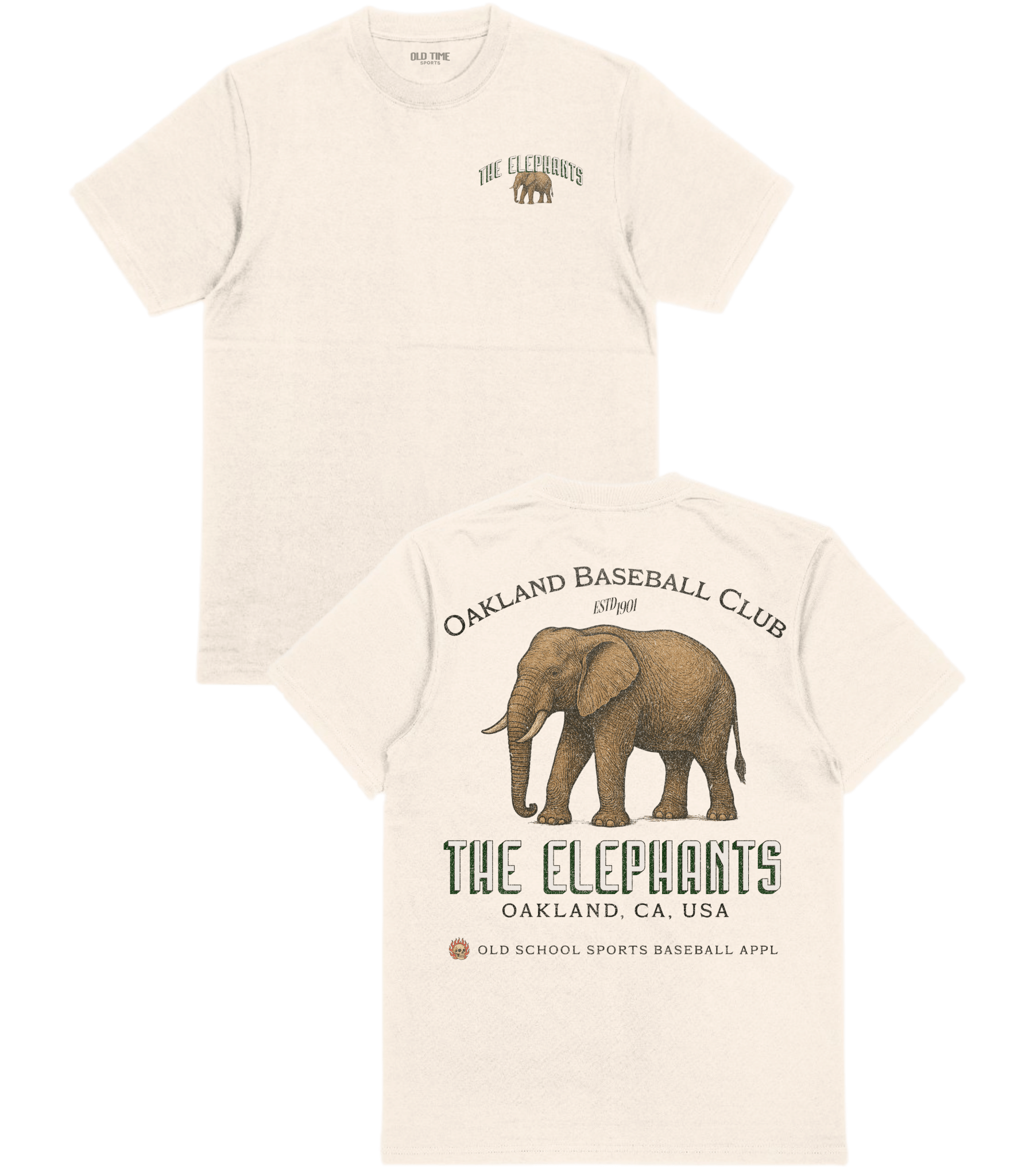 The Elephants T-Shirt - Old Time Sports