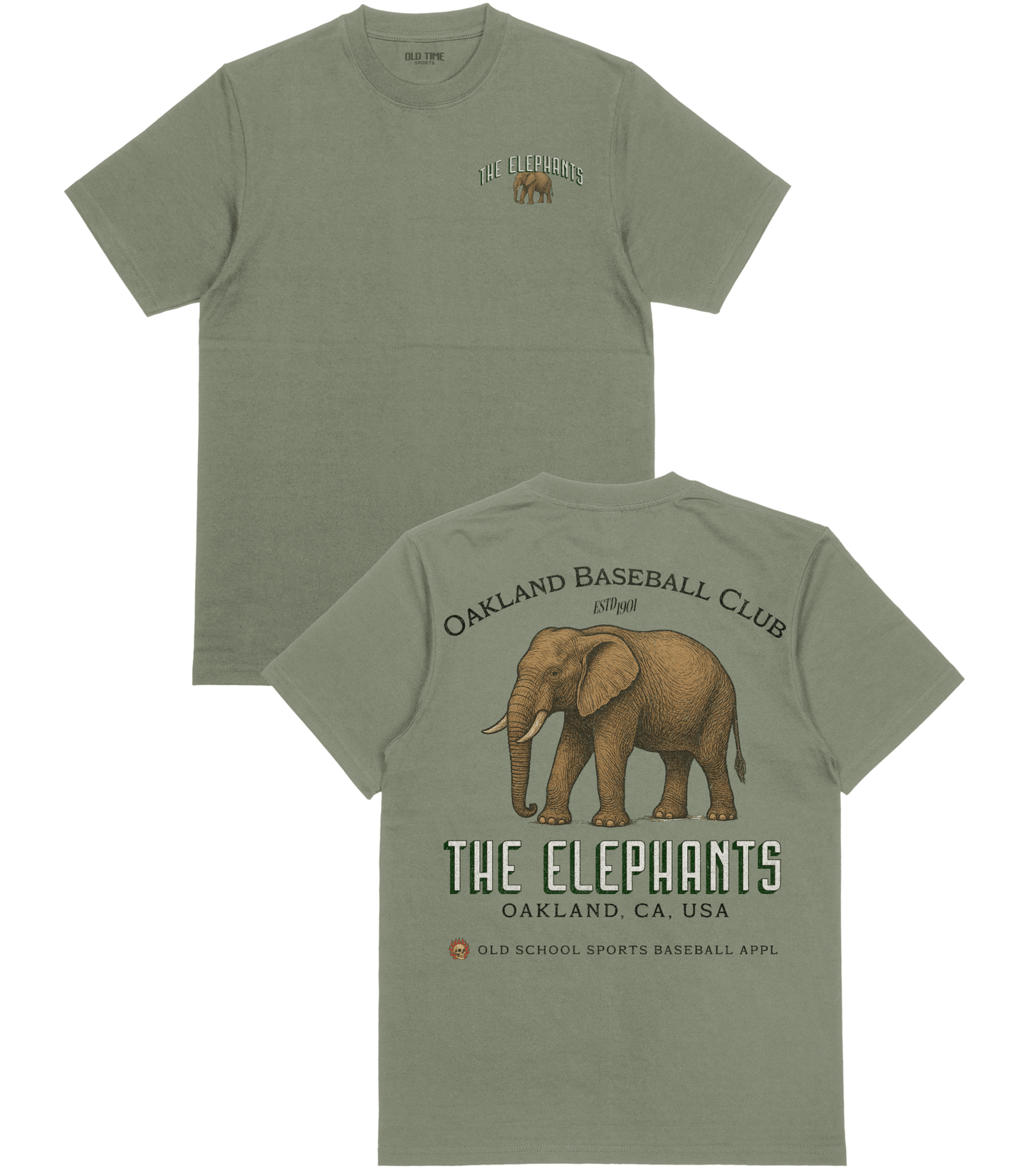 The Elephants T-Shirt - Old Time Sports