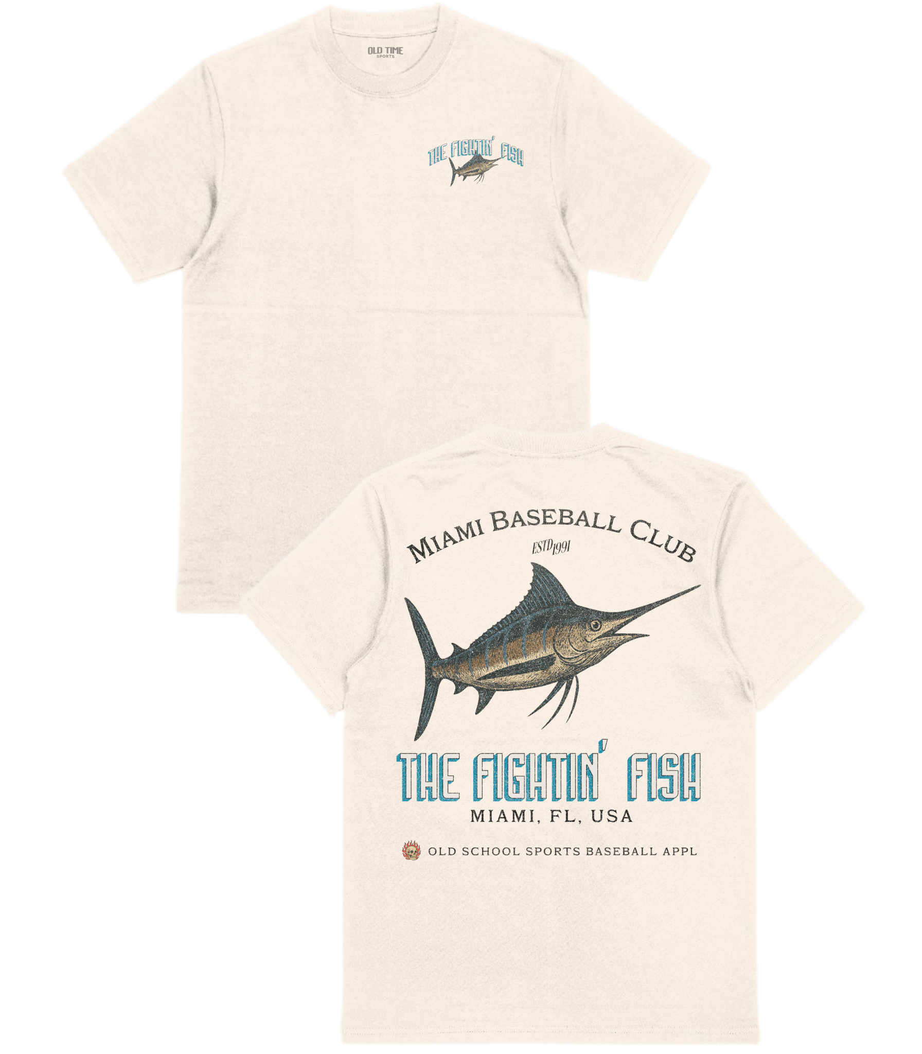 The Fightin' Fish T-Shirt - Old Time Sports