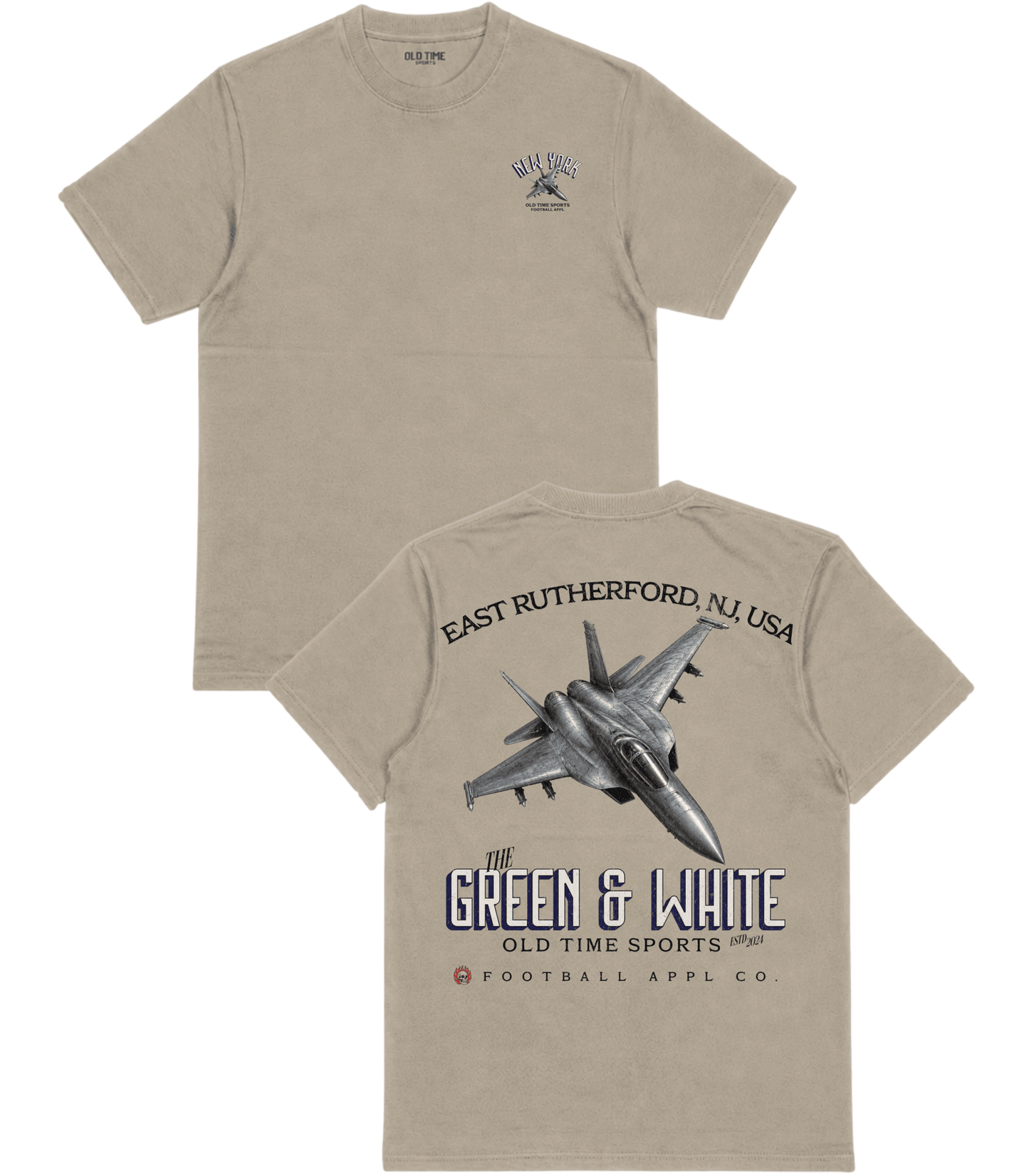 The Green & White T-Shirt - Old Time Sports