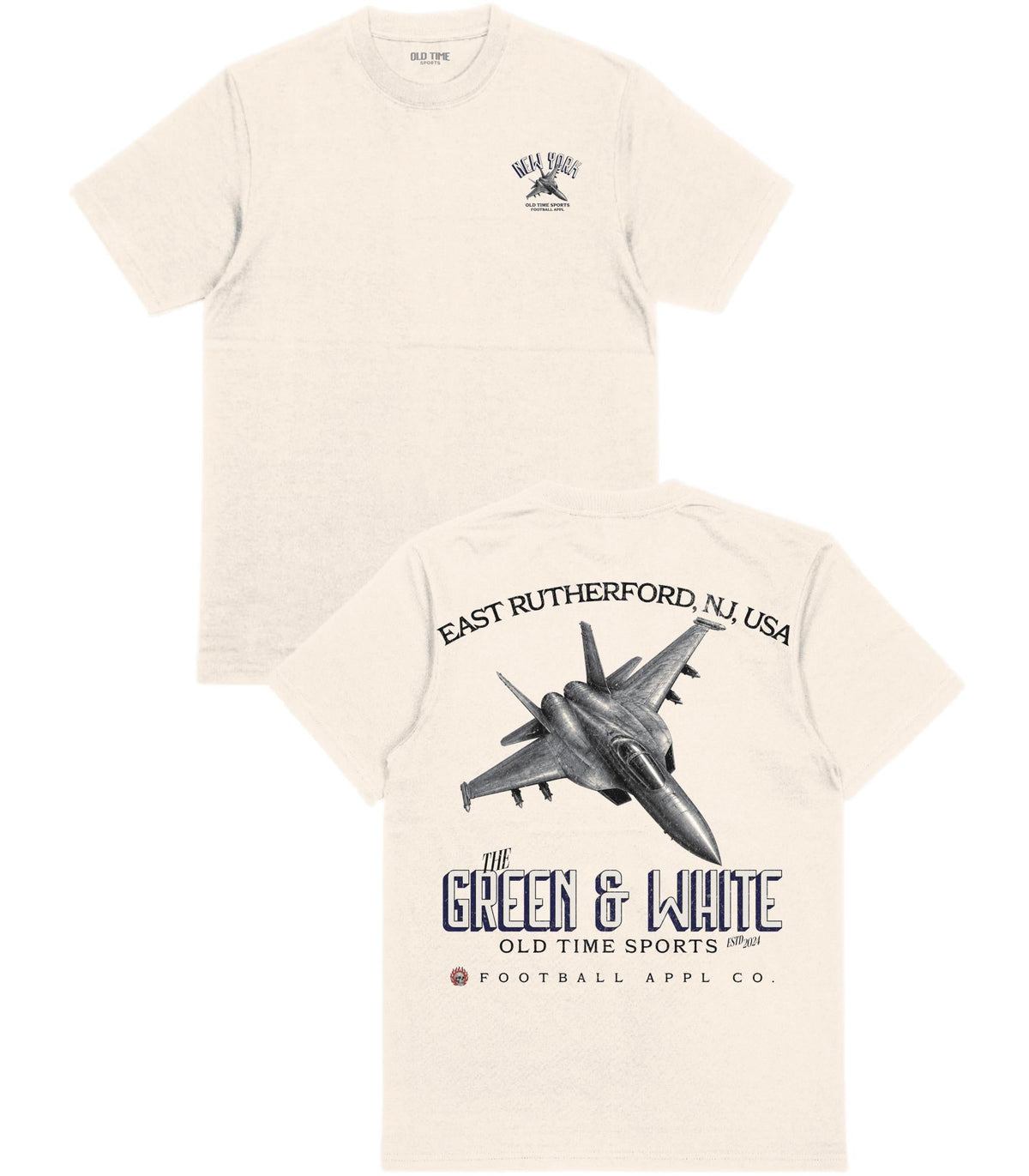 The Green & White T-Shirt - Old Time Sports