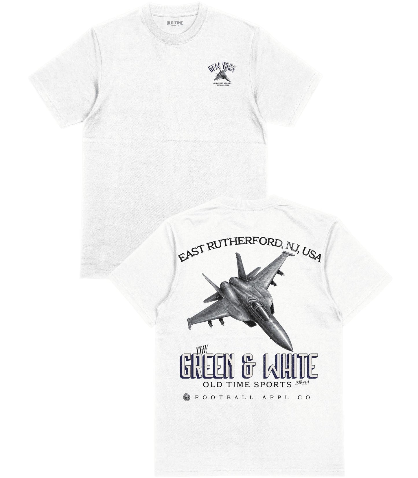 The Green & White T-Shirt - Old Time Sports