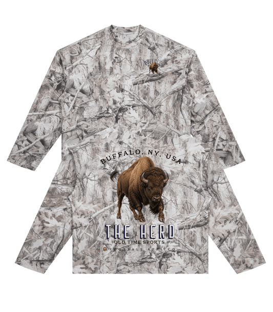 The Herd Waffle Camo Longsleeve - Old Time Sports