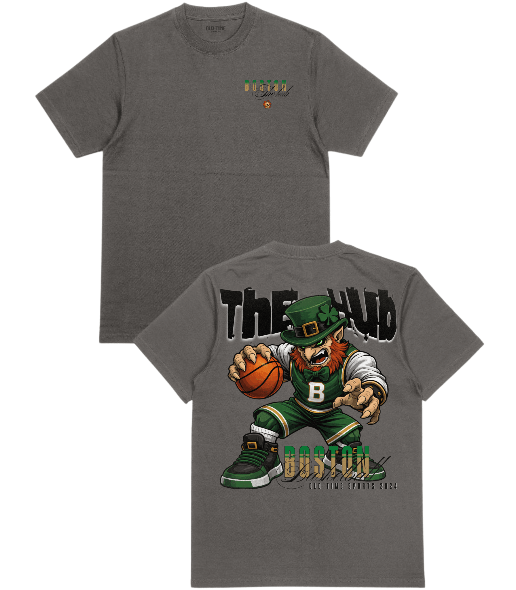 The Hub Basketball T-Shirt - Old Time Sports
