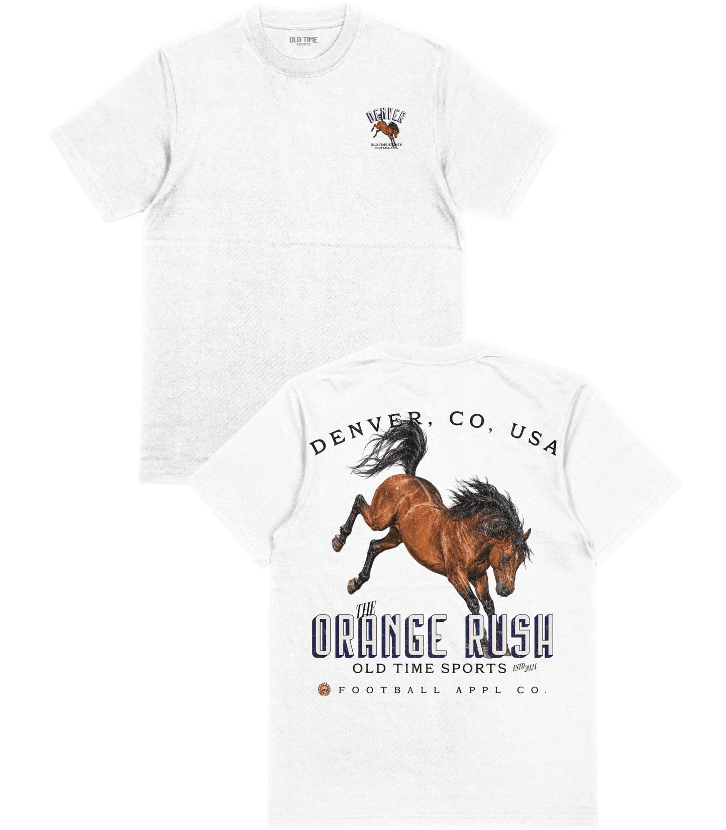 The Orange Rush T-Shirt - Old Time Sports
