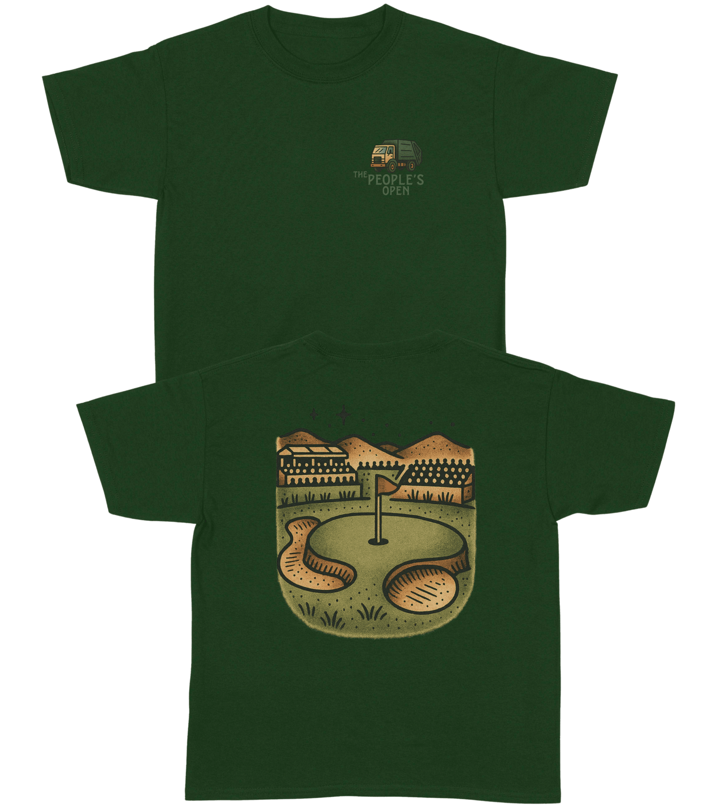 The People's Open YOUTH T-Shirt - Old Time Sports