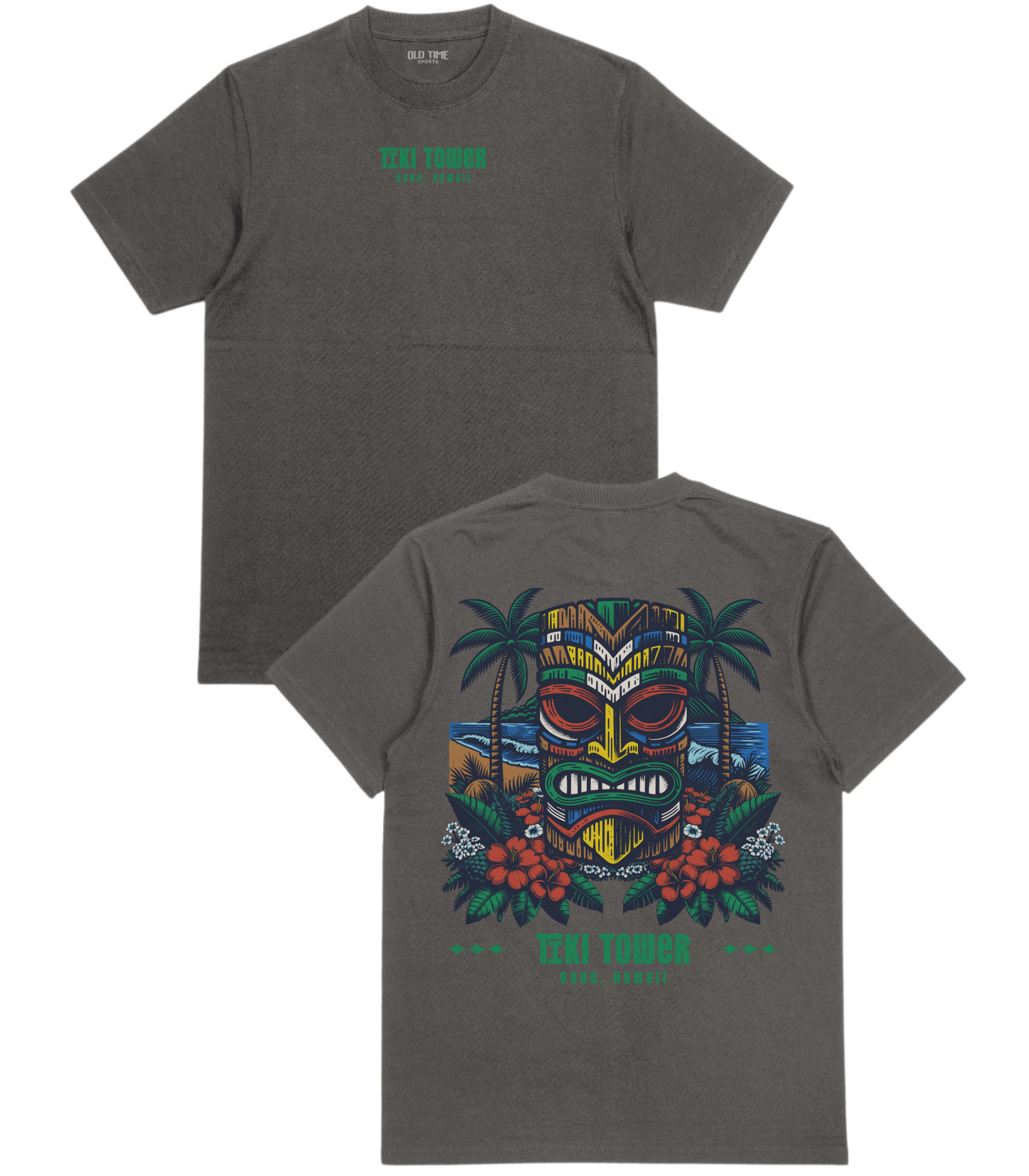 Tiki Tower T-Shirt - Old Time Sports