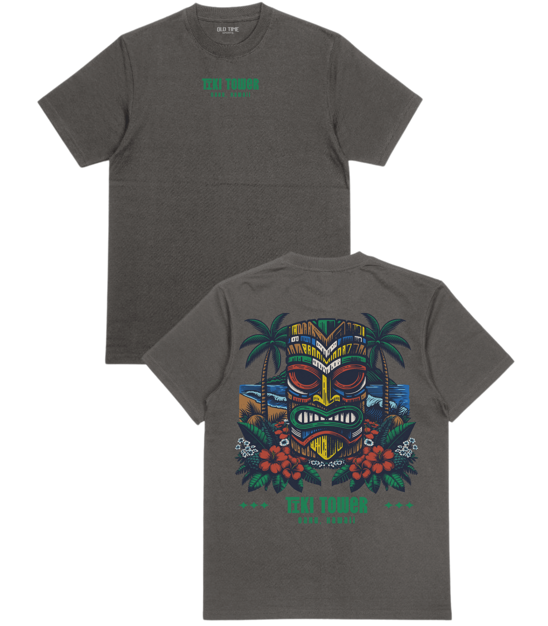 Tiki Tower T-Shirt - Old Time Sports