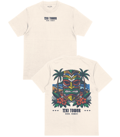 Tiki Tower T-Shirt - Old Time Sports