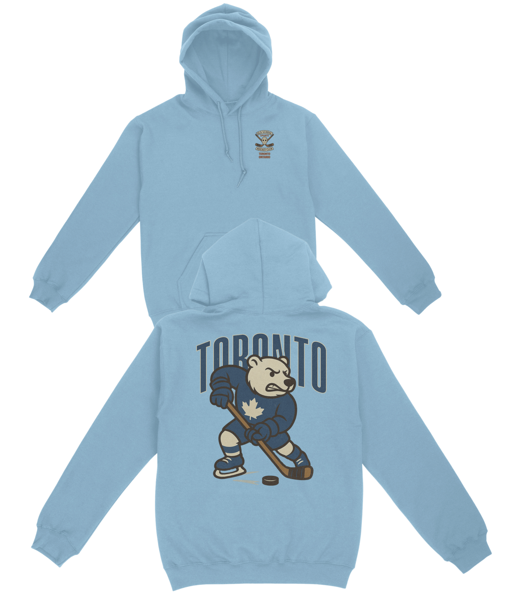 Toronto Hockey v1 Basic Hoodie - Old Time Sports
