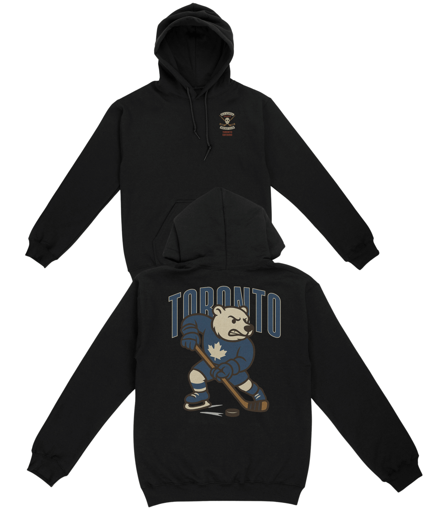 Toronto Hockey v1 Basic Hoodie - Old Time Sports