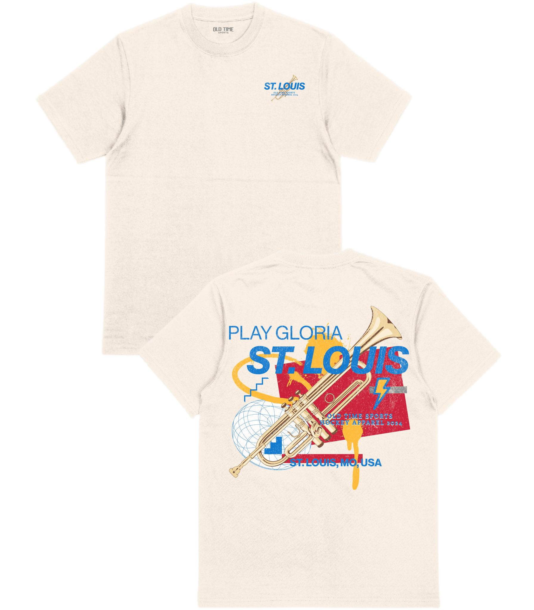 Trumpet T-Shirt - Old Time Sports