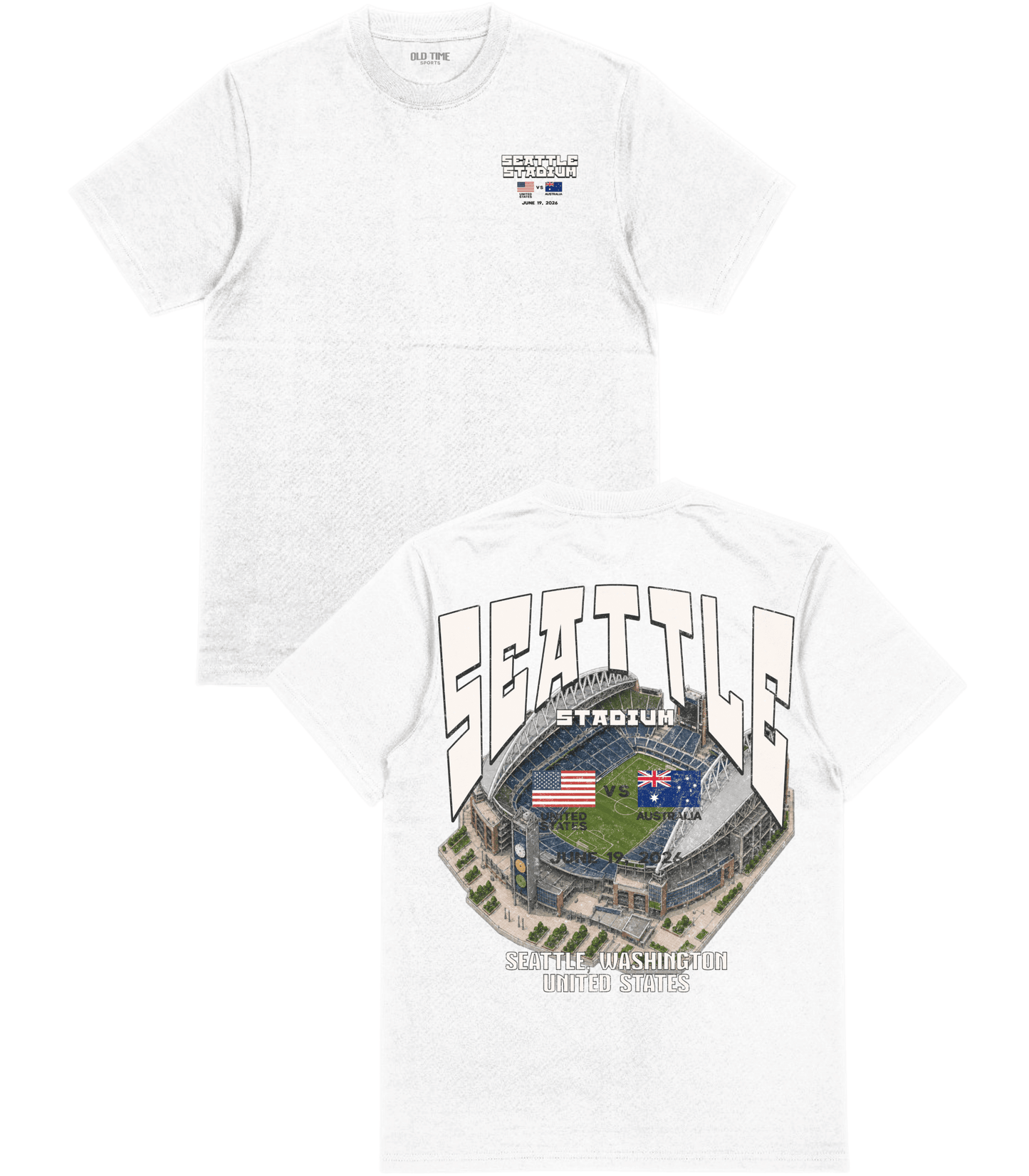 United States VS Australia T-Shirt - Old Time Sports