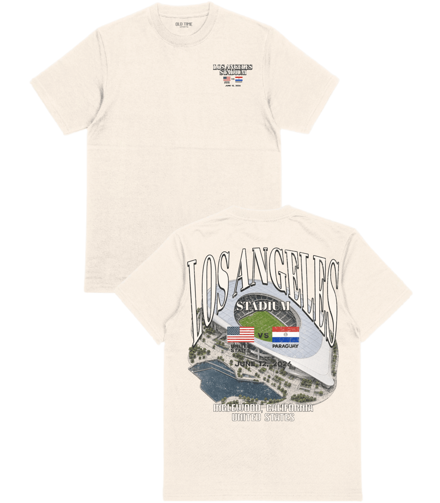 United States VS Paraguay T-Shirt - Old Time Sports