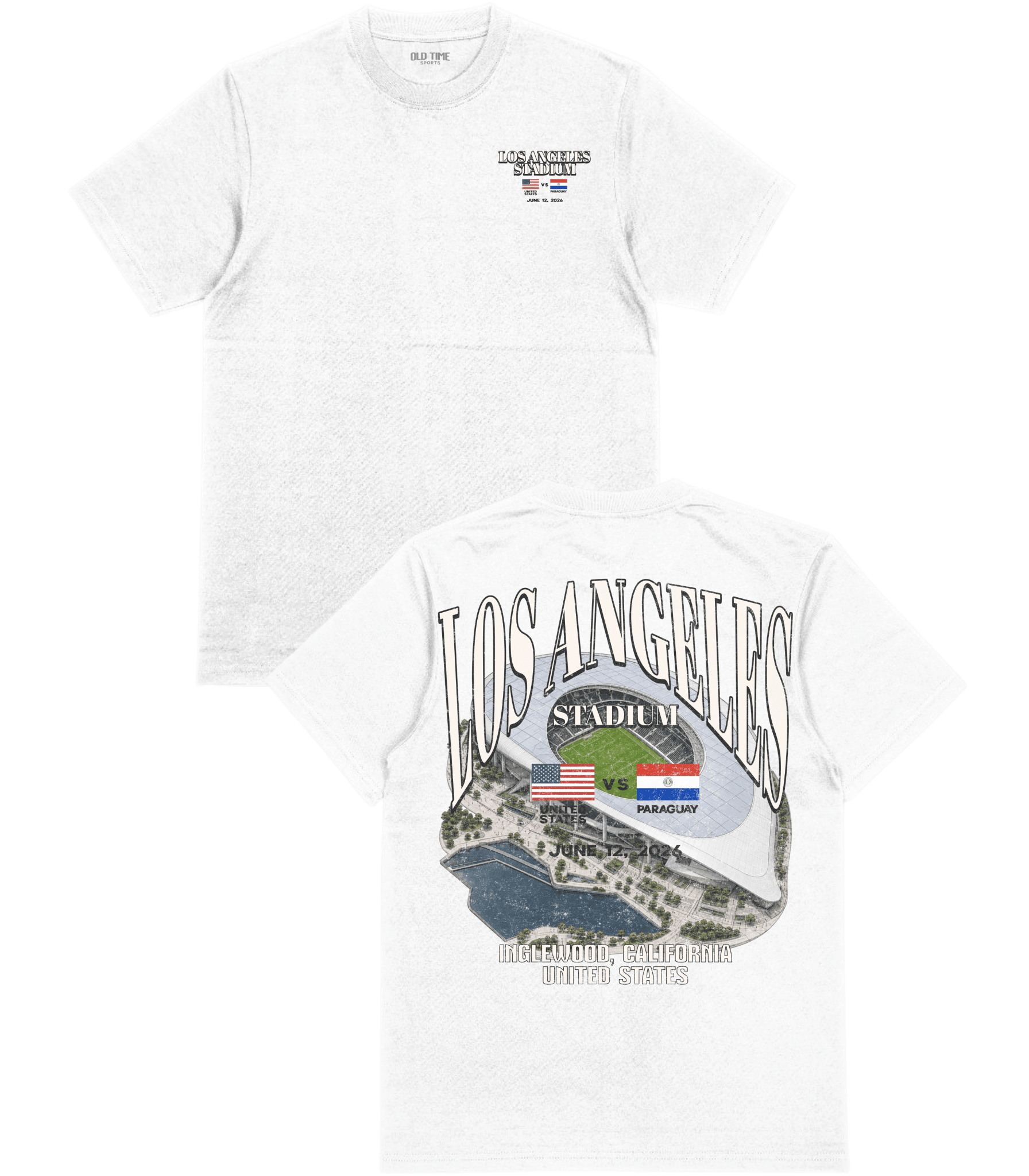 United States VS Paraguay T-Shirt - Old Time Sports