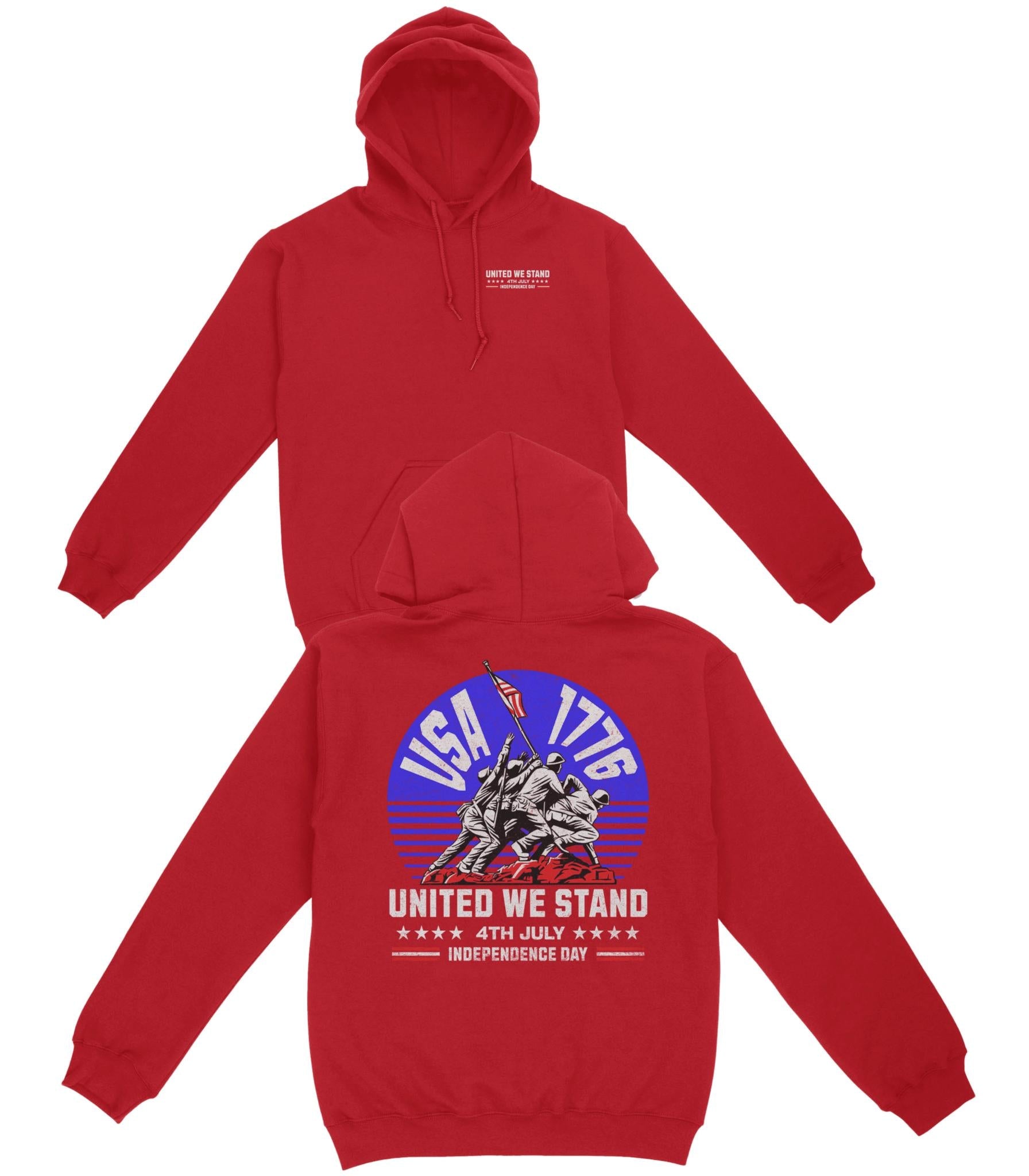 United We Stand Basic Hoodie - Old Time Sports