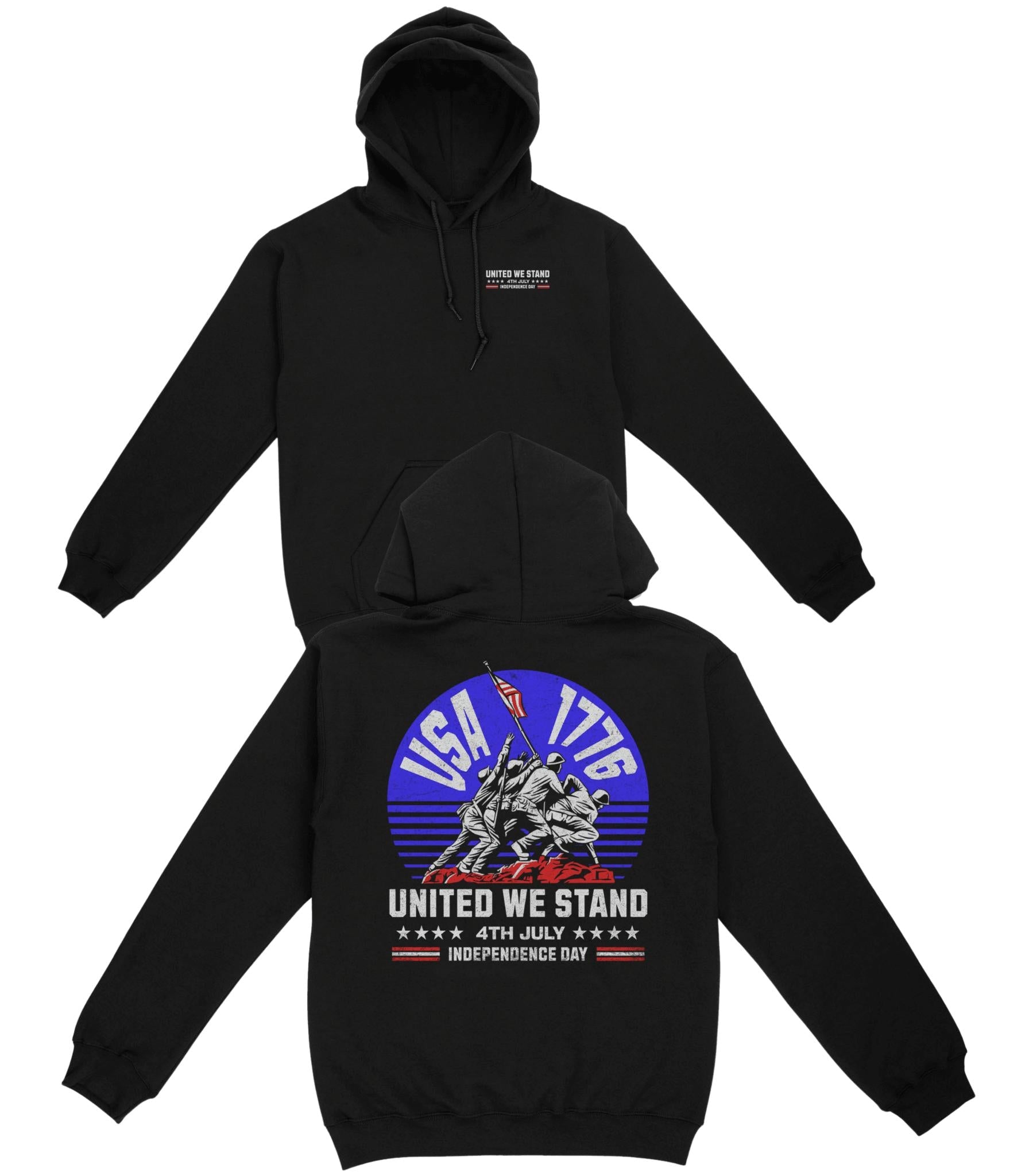 United We Stand Basic Hoodie - Old Time Sports