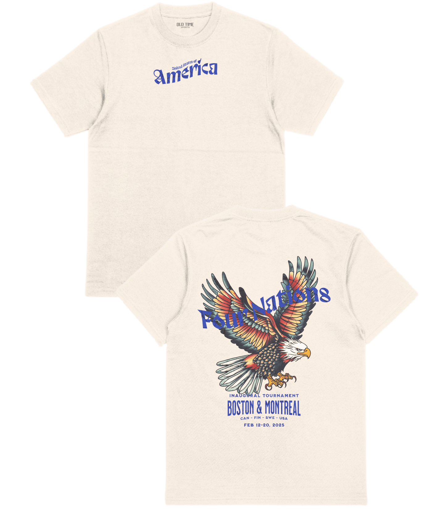US Four Nations T-Shirt - Old Time Sports