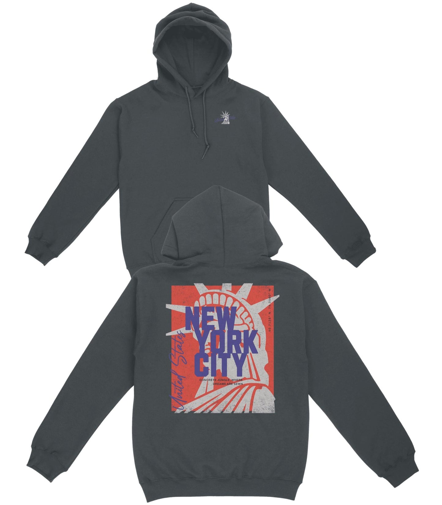 US New York City Basic Hoodie - Old Time Sports