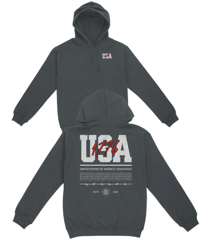 USA 1776 Basic Hoodie - Old Time Sports