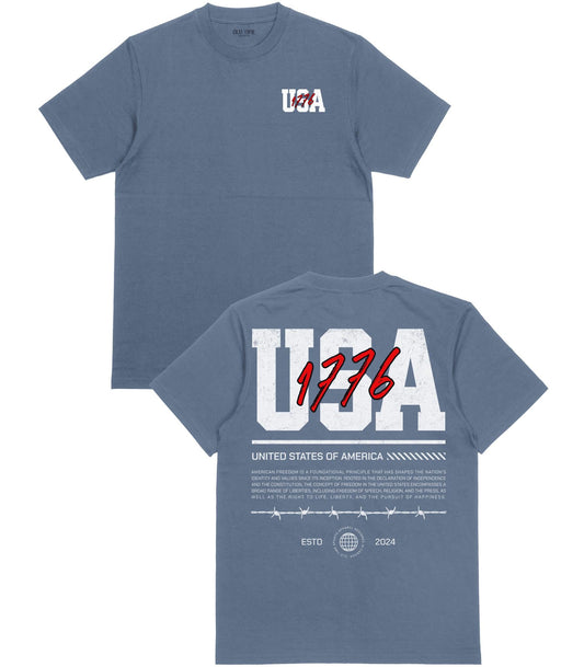 USA 1776 T-Shirt - Old Time Sports