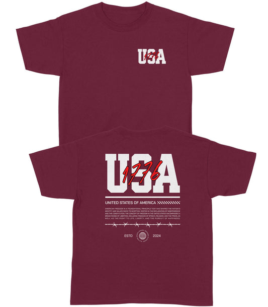 USA 1776 YOUTH T-Shirt - Old Time Sports