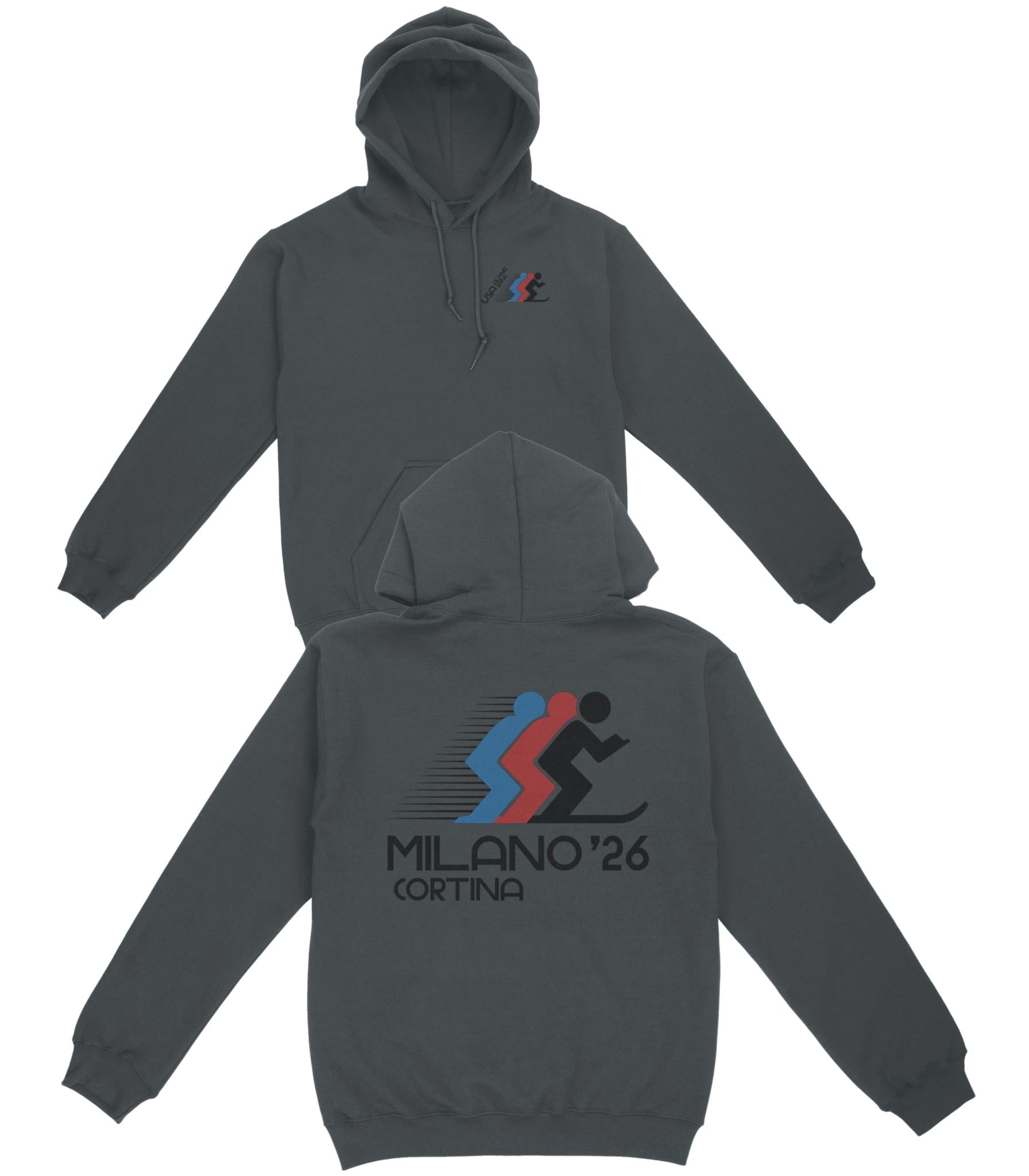 USA Alpine Skiing Basic Hoodie